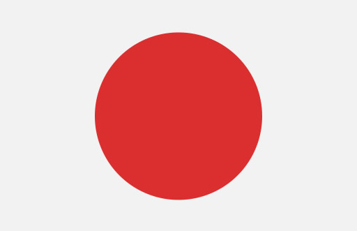 Bandeira do Japão Turvicam Bandeira do Japão Turvicam
